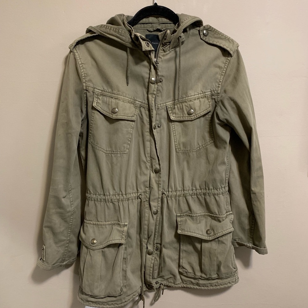 Talula trooper jacket washed green